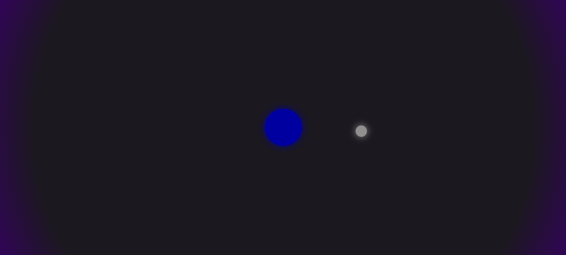 Screenshot of the moon orbit page.